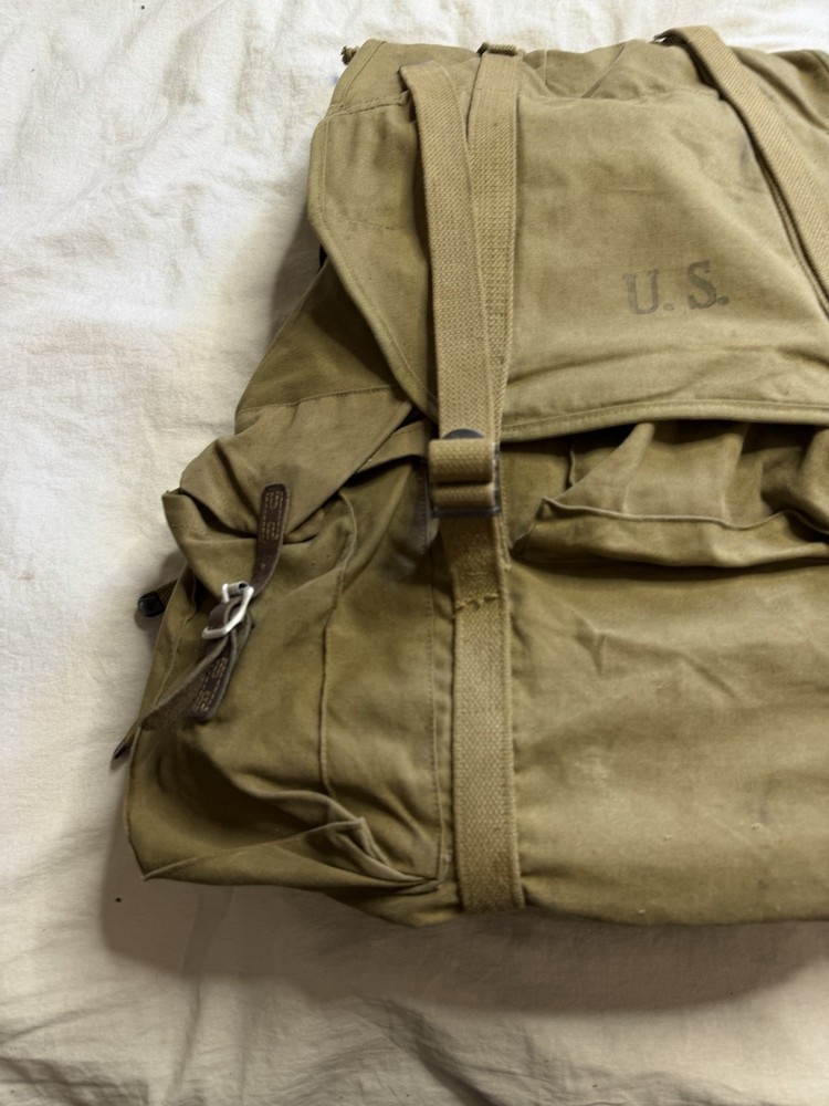 WWII US Army M1942 Mountain Backpack Rucksack w/ Frame
