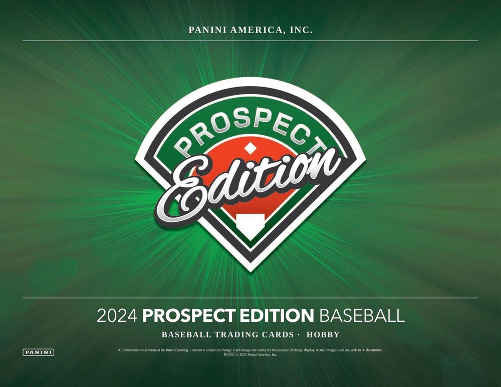 2024 PANINI PROSPECT EDITION BASEBALL HOBBY BOX
