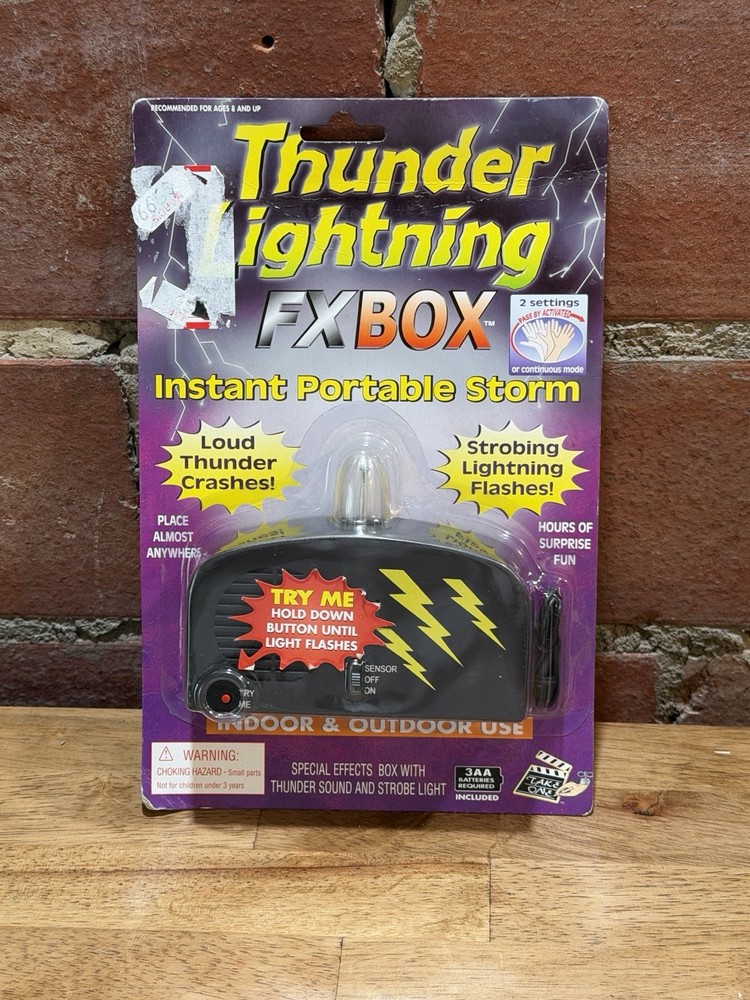 Thunderbolt Lightning FX Box: Instant Portable Storm 2002 Take One NIP