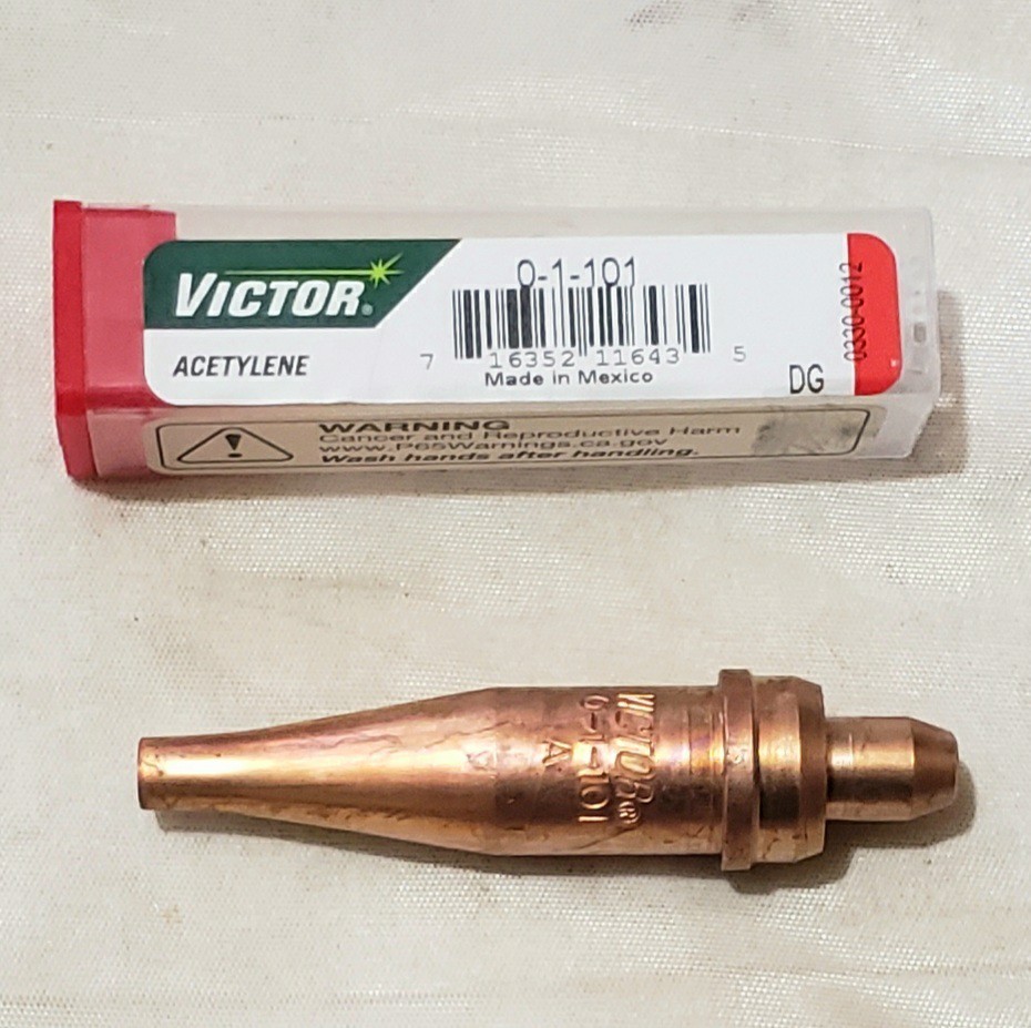 Victor 0-1-101 Acetylene Cutting Torch Tip ST2600FC CA2460 MT204