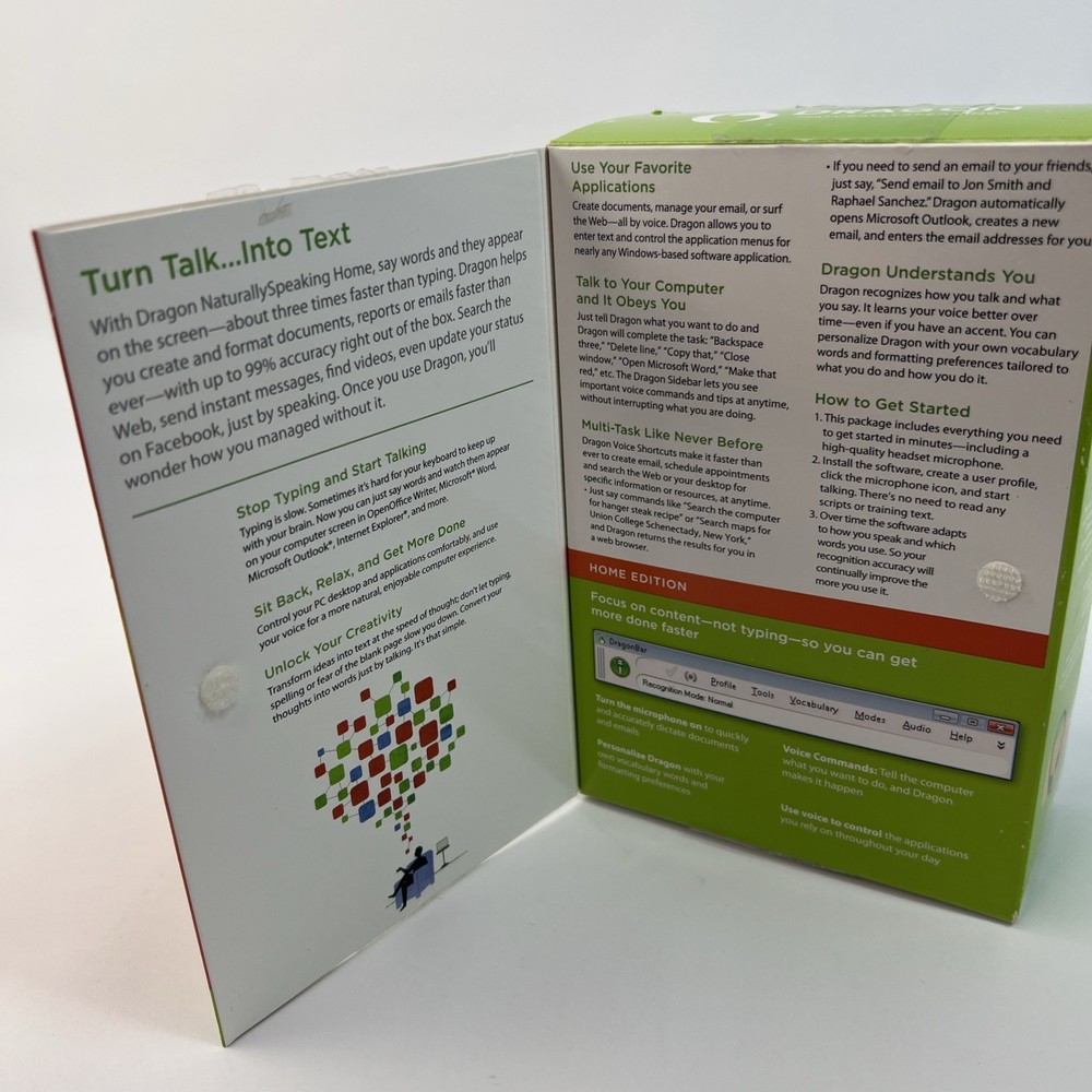 Dragon NaturallySpeaking DVD Version 11 Speech Recognition DISC Only Replacement