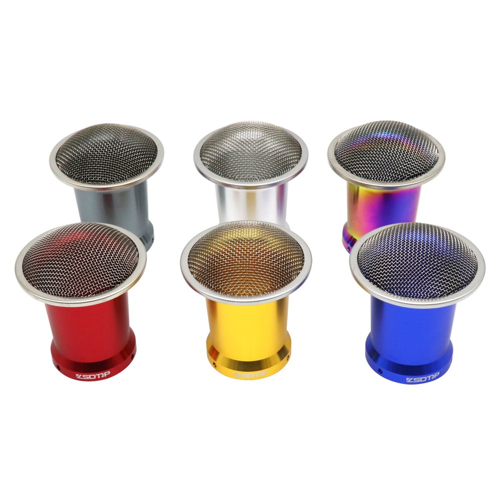 Motorcycle Carburetor Carb 55mm Velocity Stack w/ Net Screen Air Filter Cup