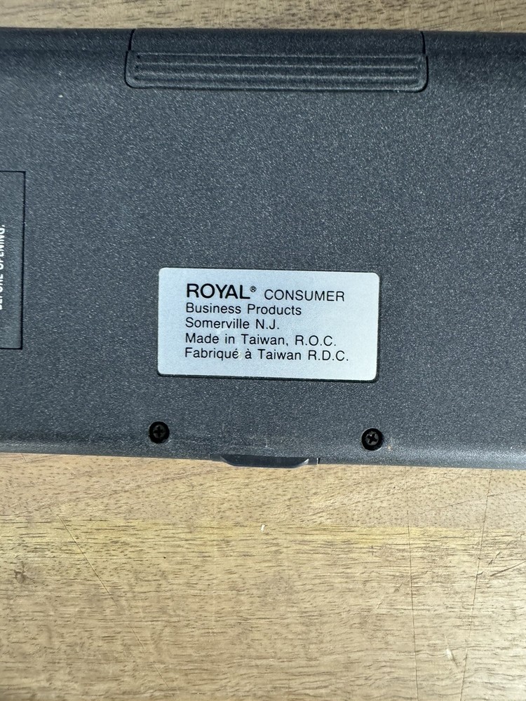 VTG Royal 64k personal organizer dm2000