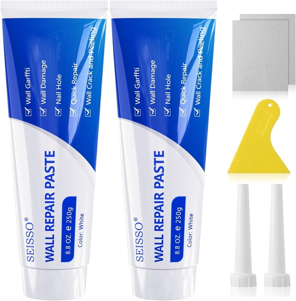 Eco-Friendly Wall Repair Kit - Waterproof Patch Paste with Tools for Home Fixes