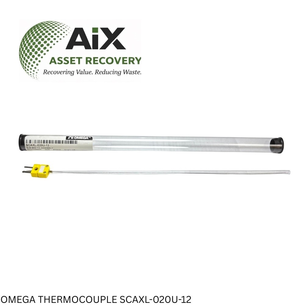 Omega SCAXL-020U-12 Type K Thermocouple Temperature Sensor Probe
