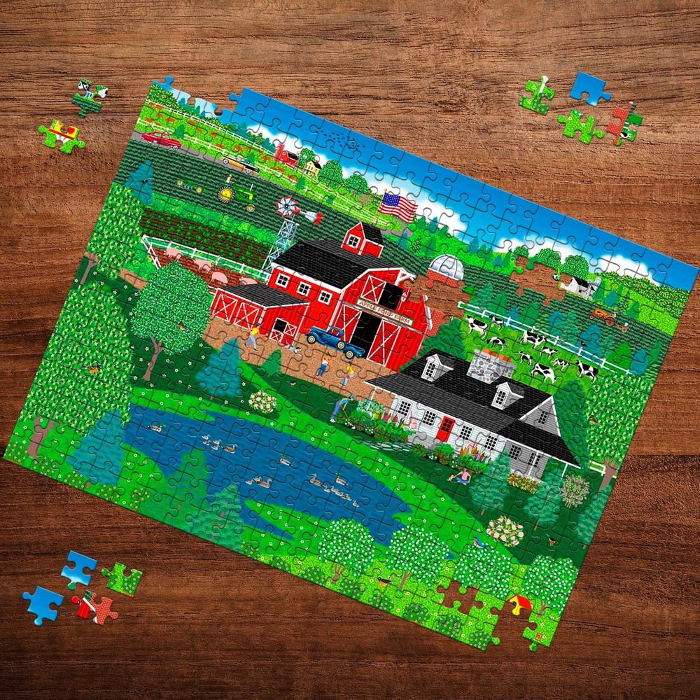 Apple Pond Spring 300 Piece Jigsaw Puzzle