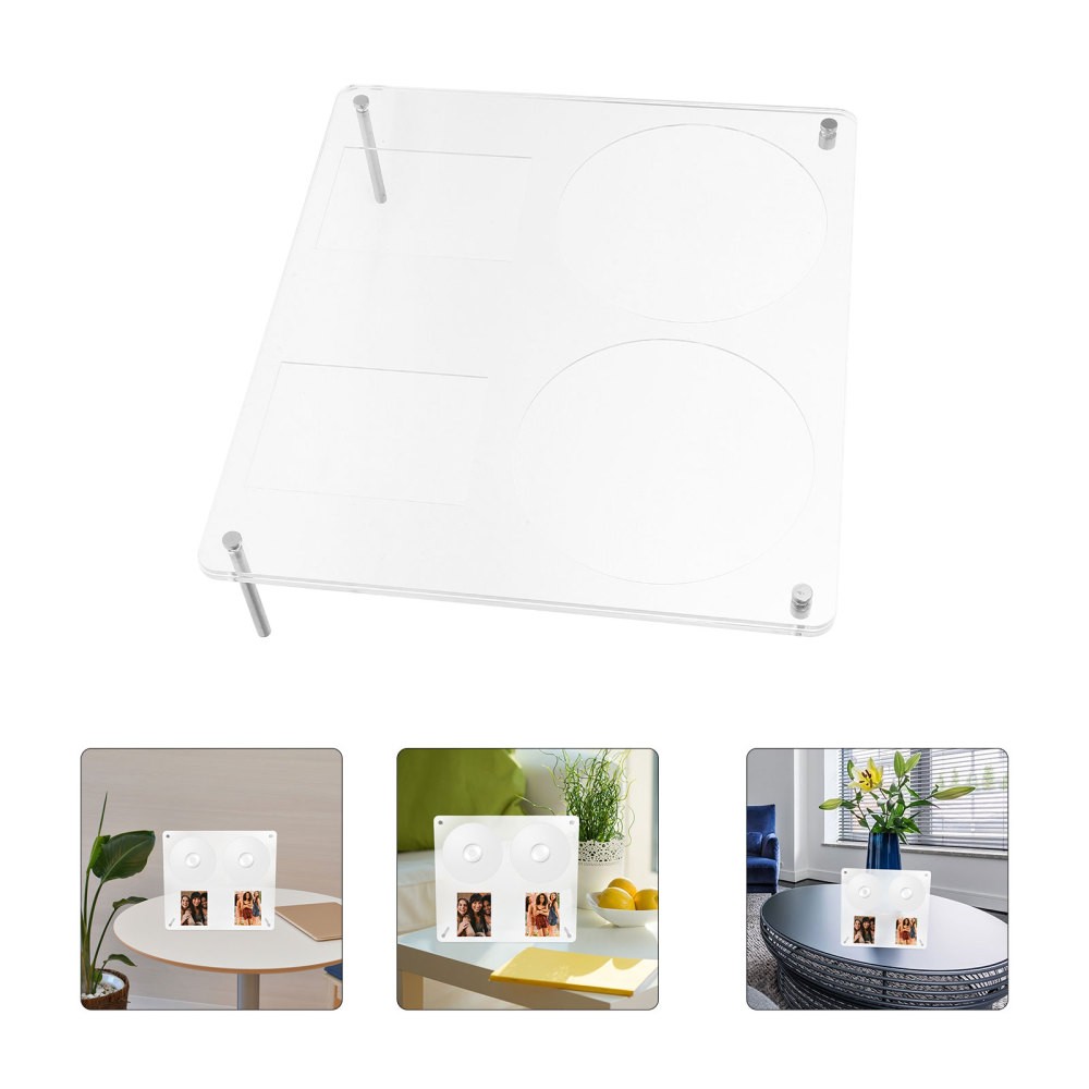 Cd Case Holder Organizer for Desktop Boxes Storage Display Frame