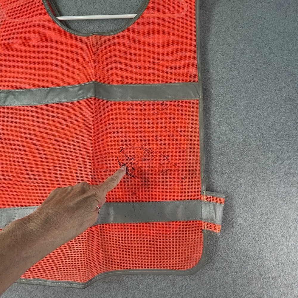 High Visibility Reflective Road Work Construction Mesh Safety Vest Hook & Loop