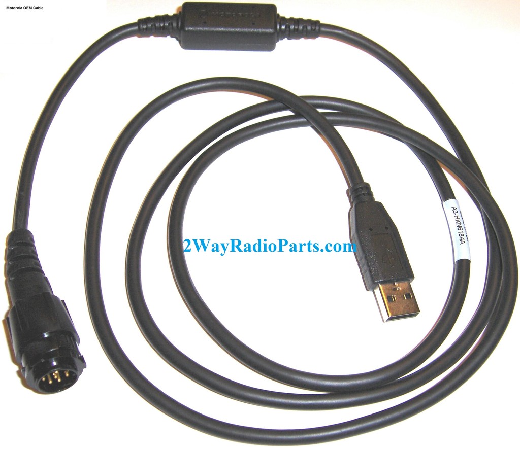 Real OEM Motorola 2026 Programming Cable USB HKN6184 Rev D APX 6500 7500 8500