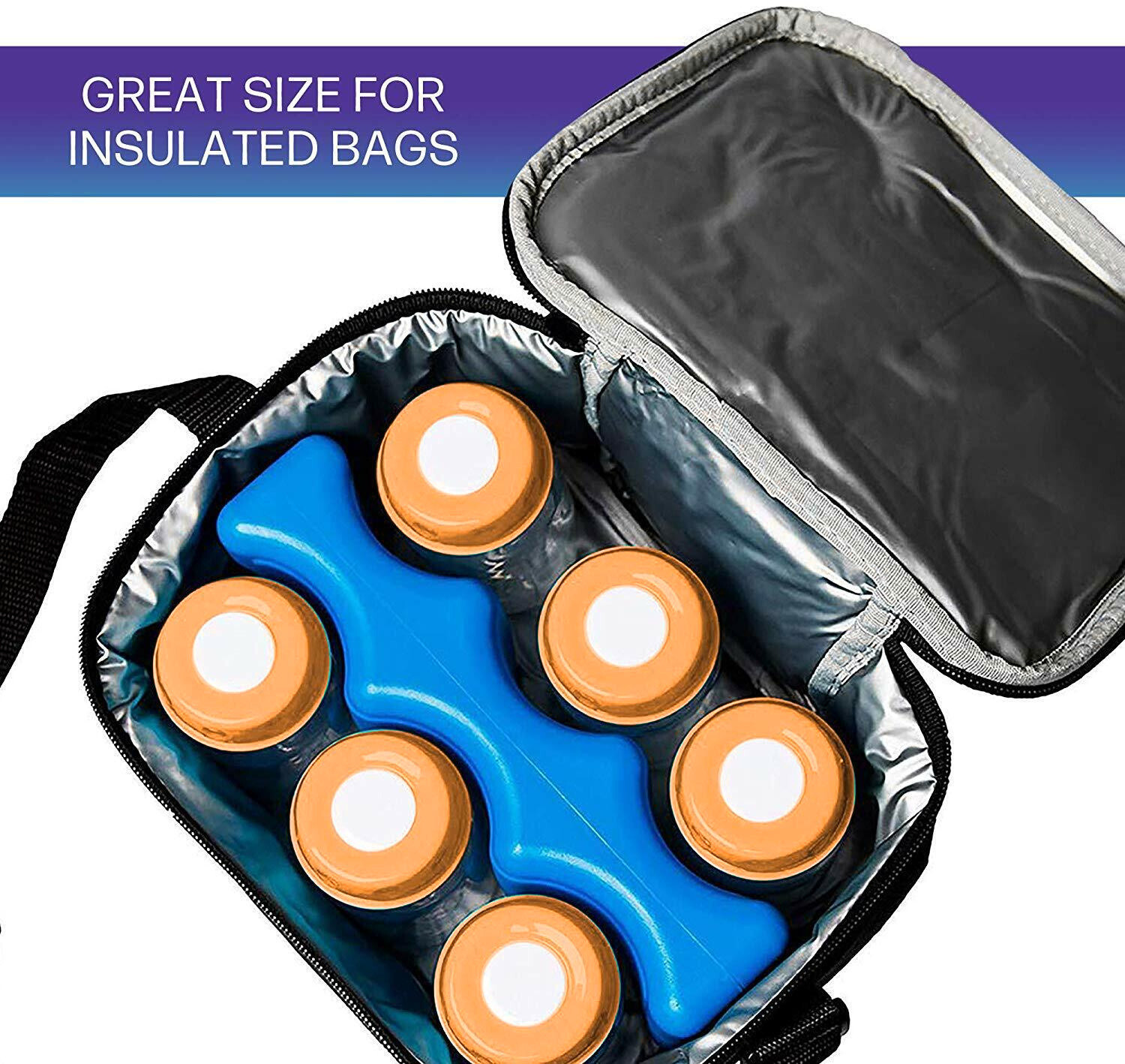 Can Pop Beer Baby Bottle Coolant Reusable Ice Pack Food drink Cooler (2-Pack)