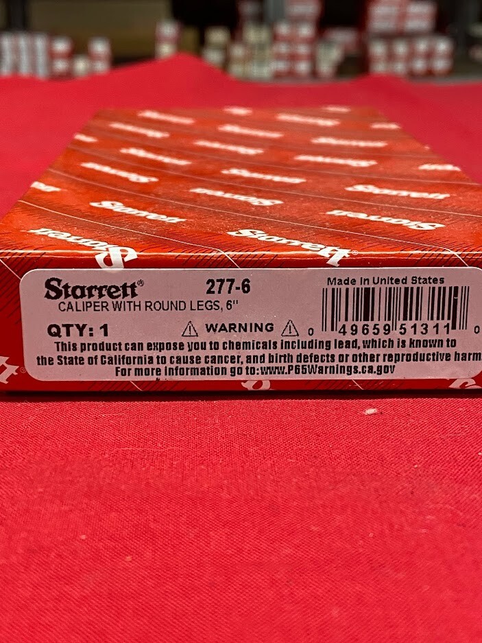 Starrett 277-6 Toolmakers' Spring-Type Divider, 6" Solid Nut In Stock