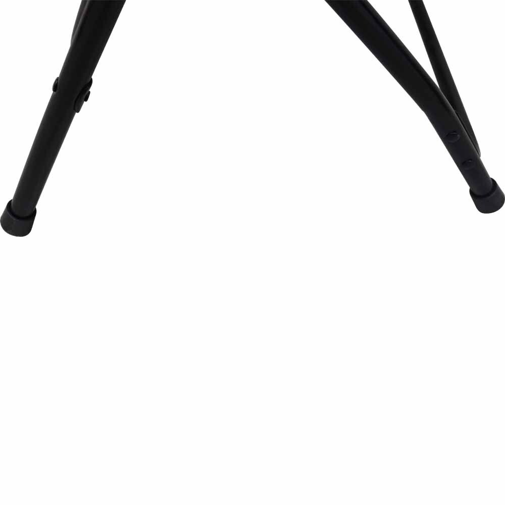 New Black Plastic Folding Chairs Stackable Chairs Enlarged Surface 10pcs/set