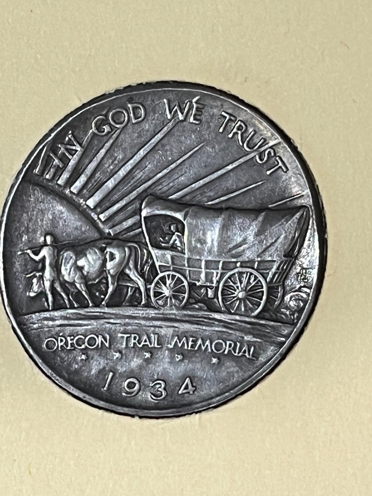 1934-D Oregon Commemorative Half Dollar