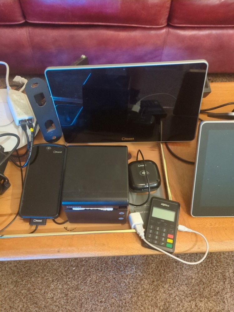 Toast POS System with Guest Display, 2 Printers, Card Reader, Hand-held