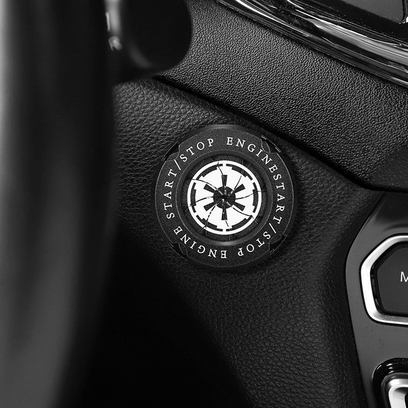 Galactic Empire Starwars Car Engine Start Stop Push Button Cover Decor Trim