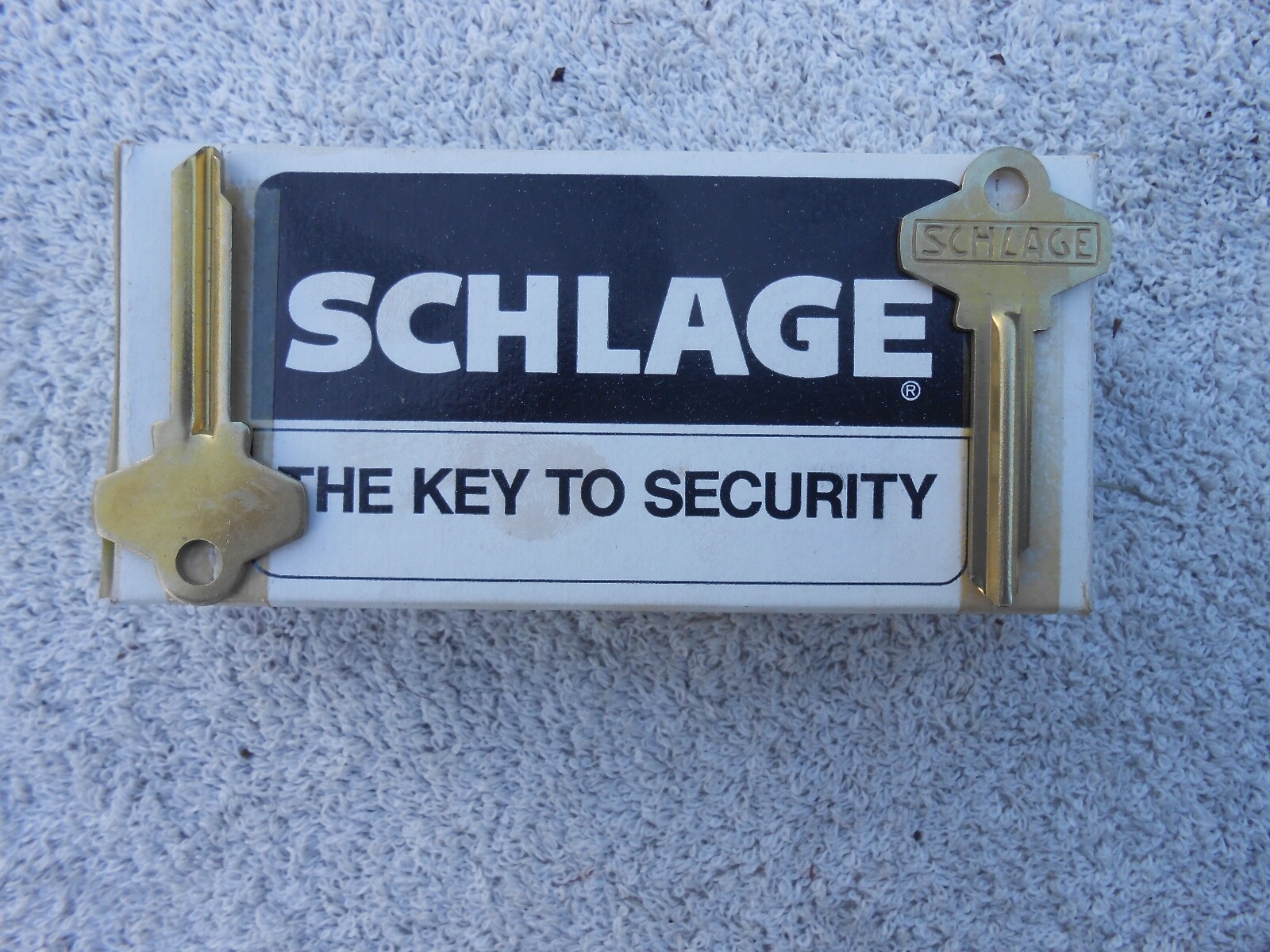 25  OEM   Schlage 35-181   Key Blanks Yellow Tone USA Made NOS