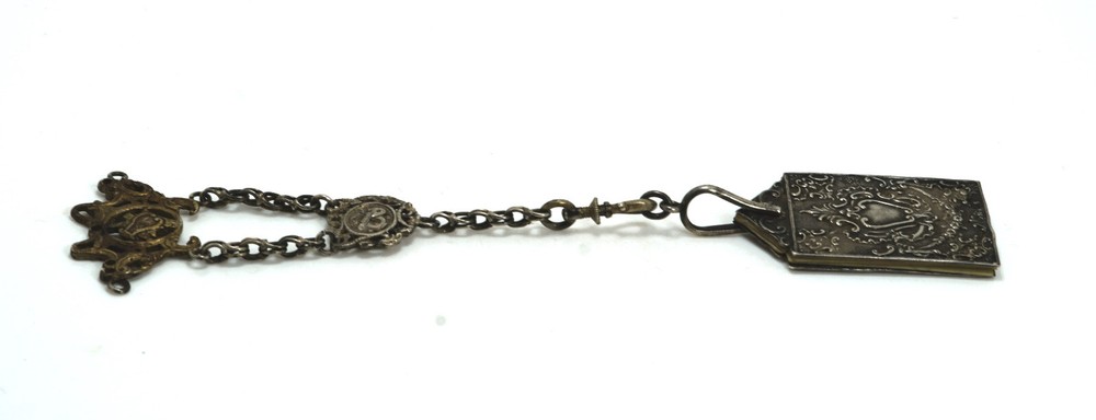 Antique Sterling Silver Dance Card Mempire Notebook Chatelaine