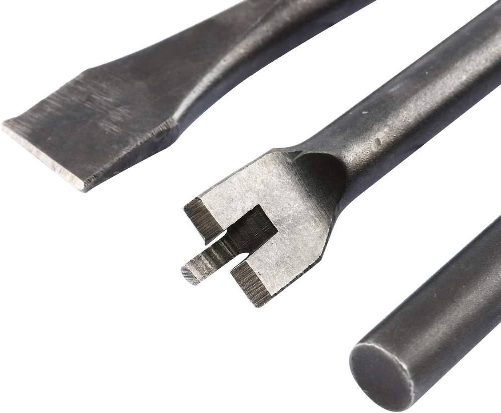 Precision Pneumatic Chisel Set: 9 Essential Bits for Concrete & Masonry Work