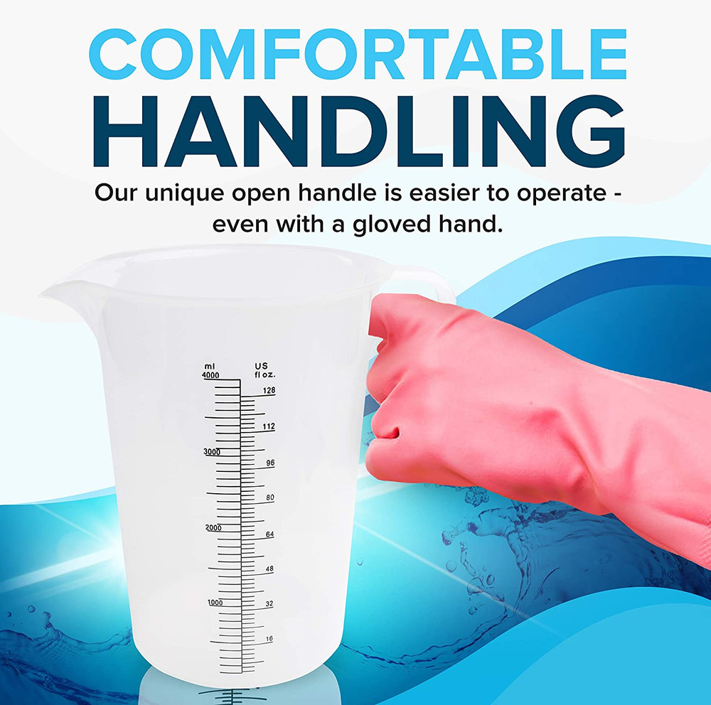 32Oz Measuring Pitcher, Plastic, Multipurpose, Ounce and Milliliter Increments
