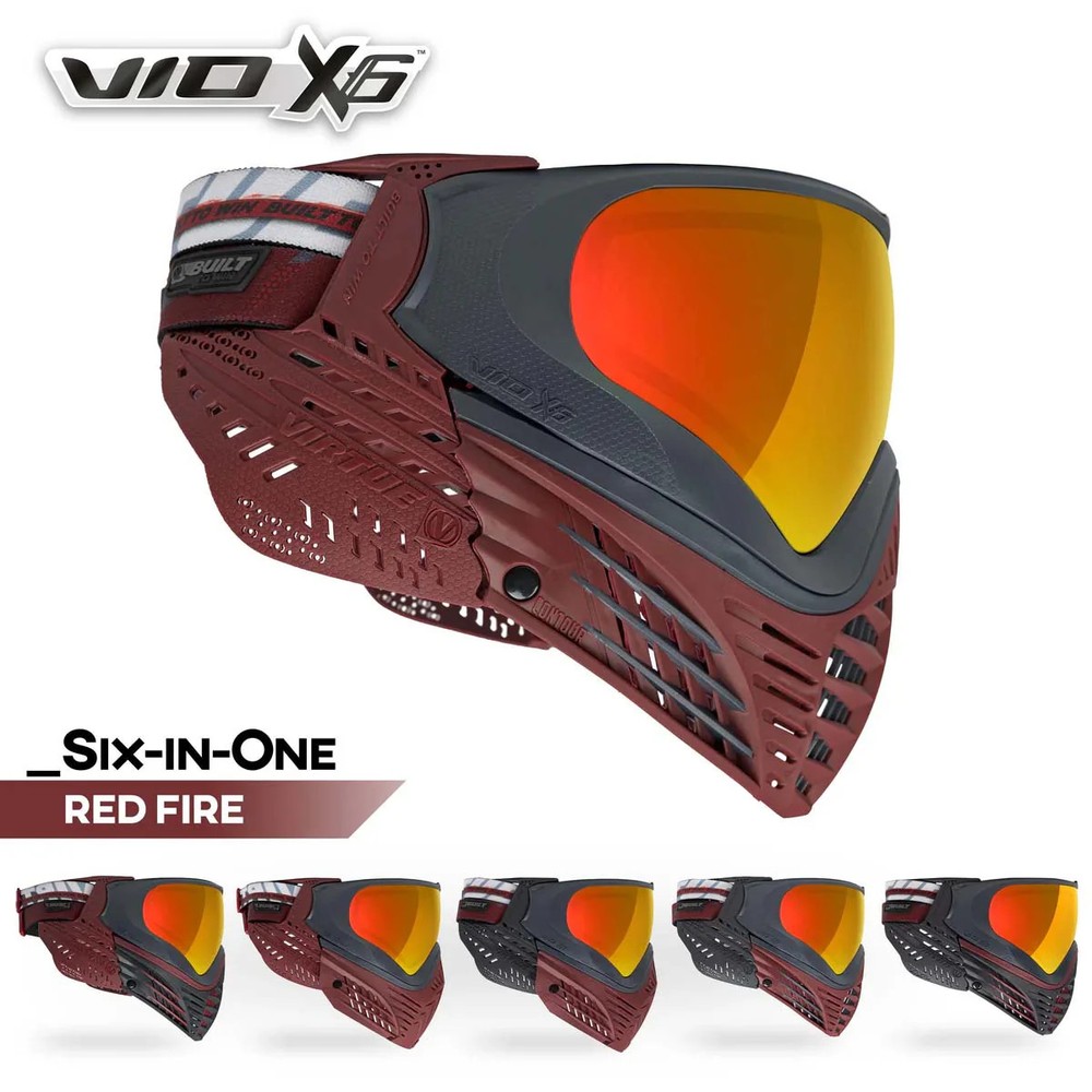 Virtue VIO X6 Goggle Red Fire