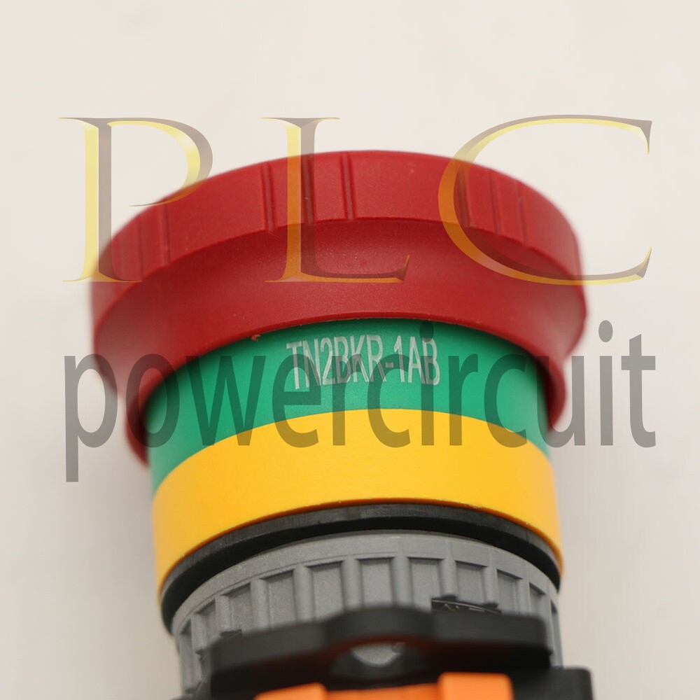 1PCS New TEND Emergency stop button switch TN2BKR-2B 22mm
