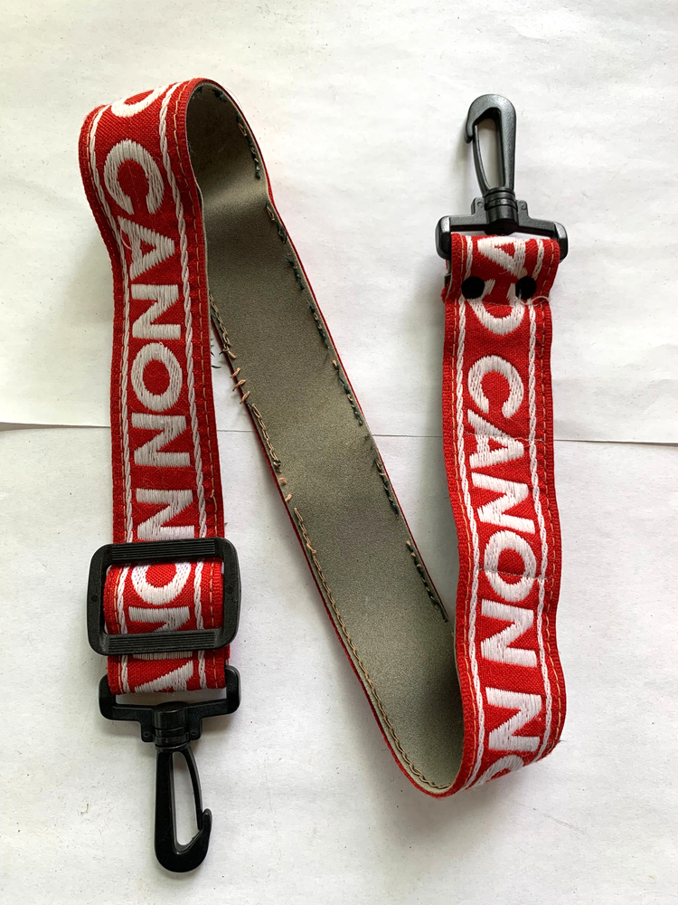 Canon cameras vintege camera neck strap