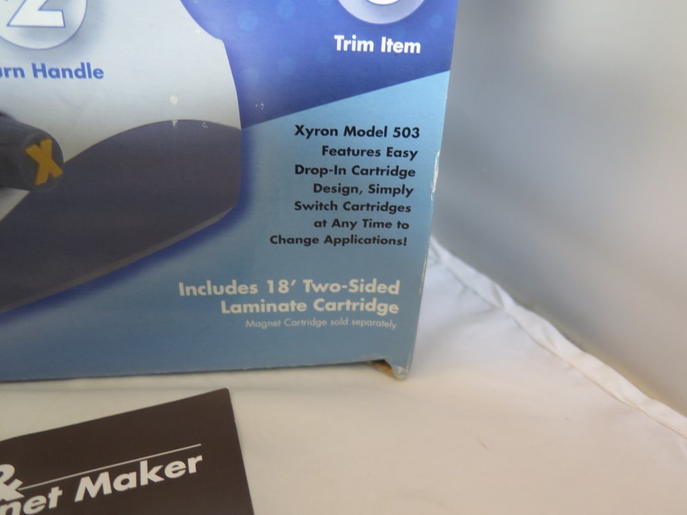 Xyron Model 503 Laminator & Magnet Maker in Box