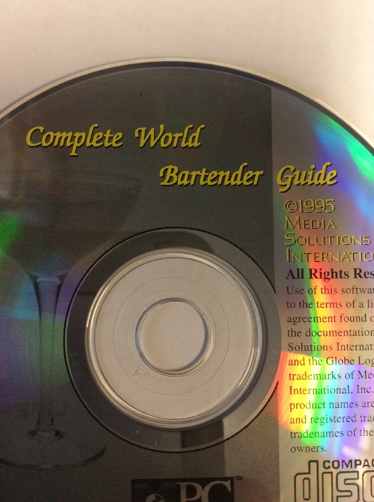 Complete World Bartender Guide (PC/MAC) 2,400 Recipes CD-ROM