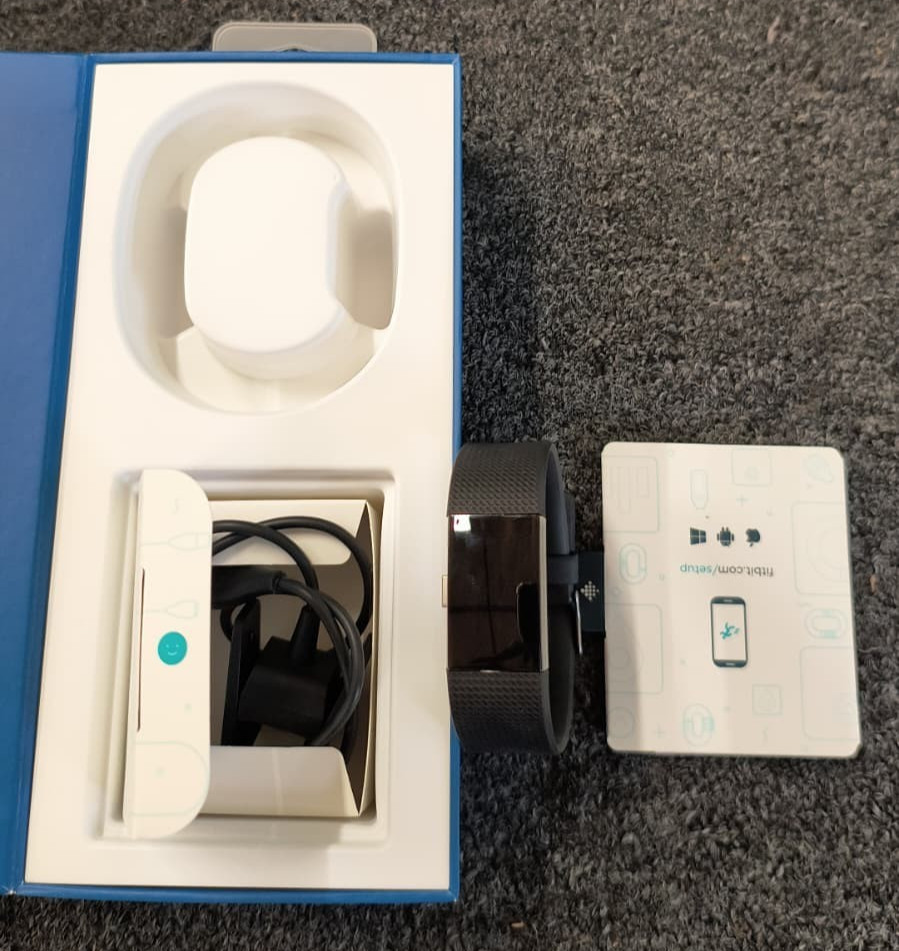 Fitbit Charge 2 Activity Tracker - Black - Used , J3