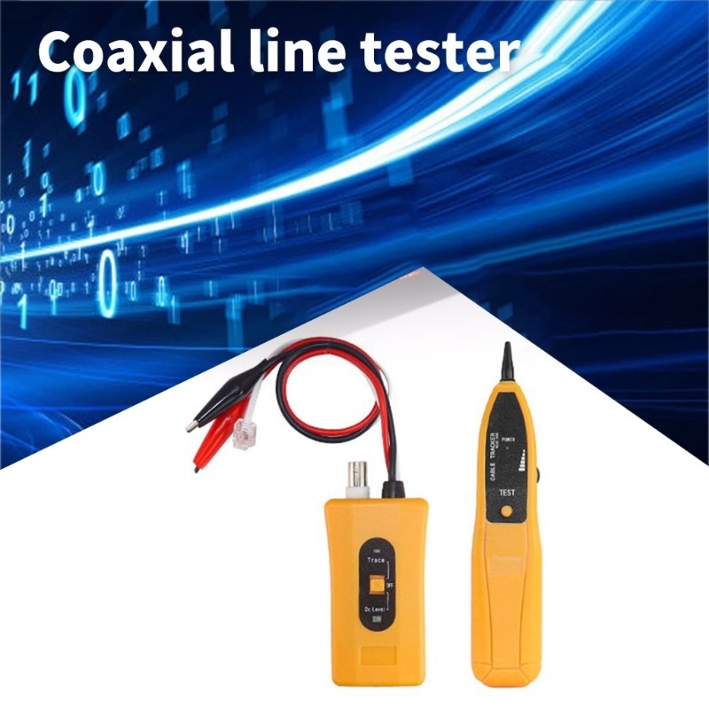 Coaxial (Coax) Cable Tester Networking Cable Tester for Data Coax Cable RJ45