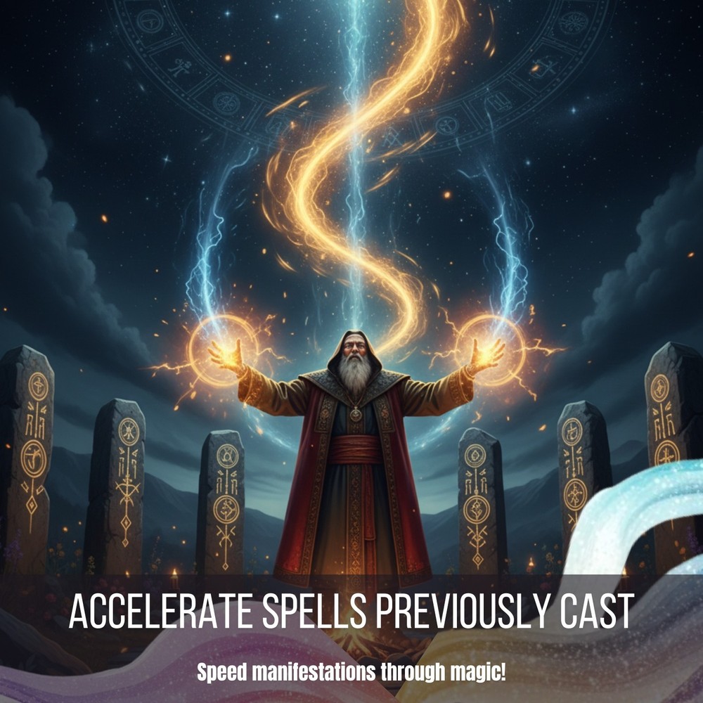 ACCELERATE SPELLS PREVIOUSLY cast - Ancient Romanian Spell Cast