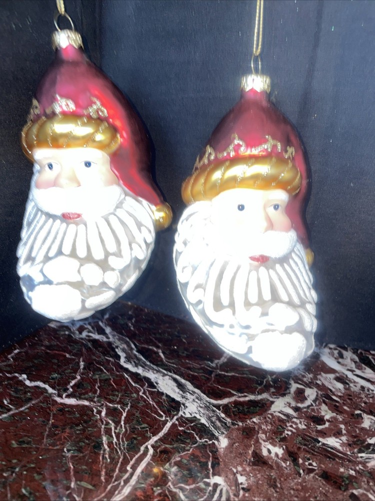 2 “moon” Shaped Santa’s Dillards Trimmings