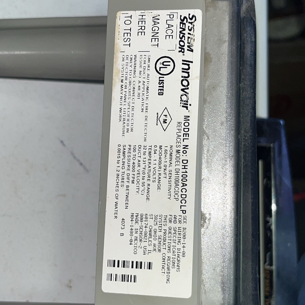 (3 ) System Sensor DH100ACDCLP Smoke Detector