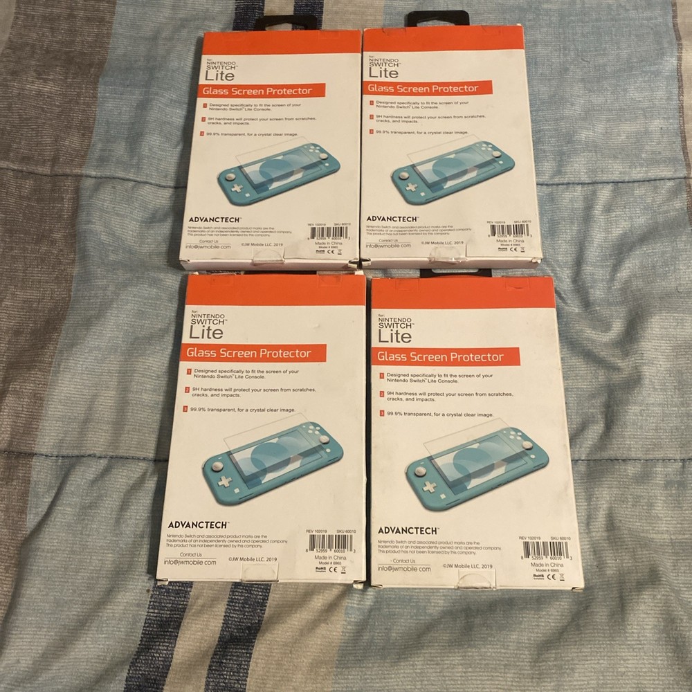 4 pieces ADVANCTECH Nintendo Switch Lite Glass Screen Protector