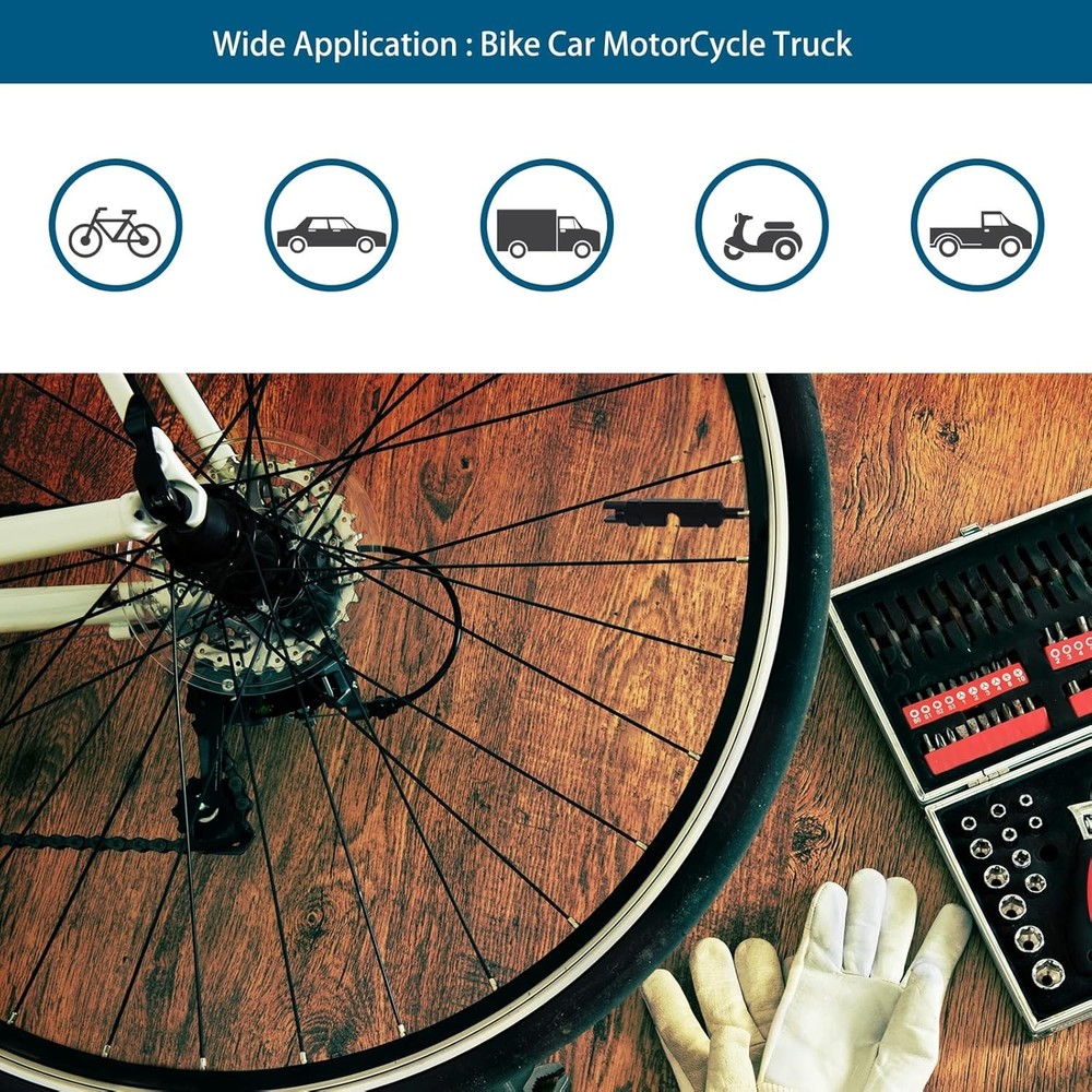 Essential Bike Valve Core Tool - Easy Insert & Replace Design for All Tires