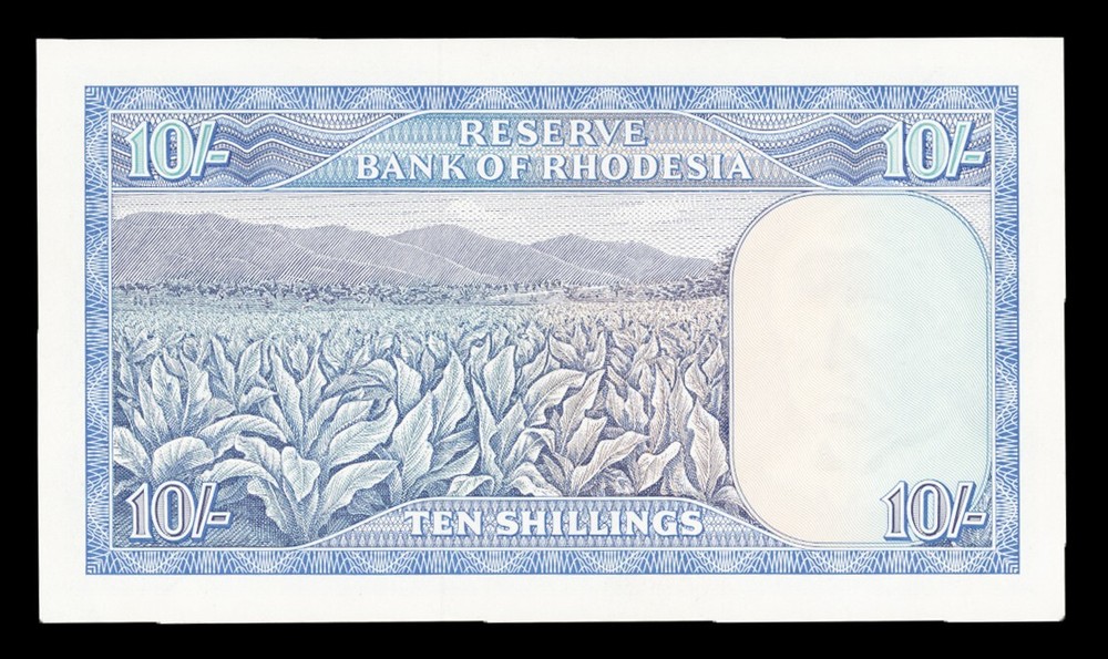 Rhodesia 1968 P27b, Banknote.