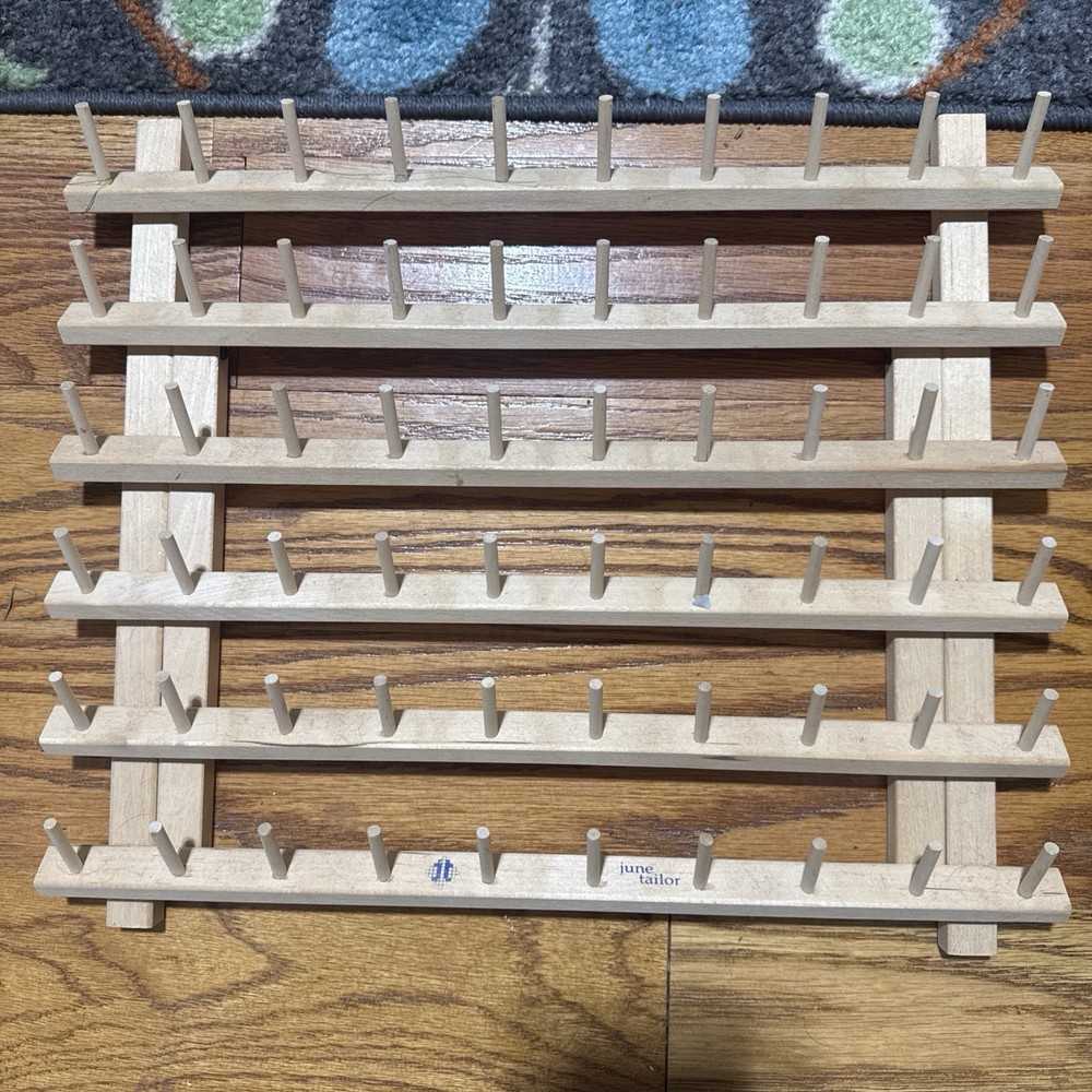 Thread art 60 Spool Thread Organizer Wood Stand