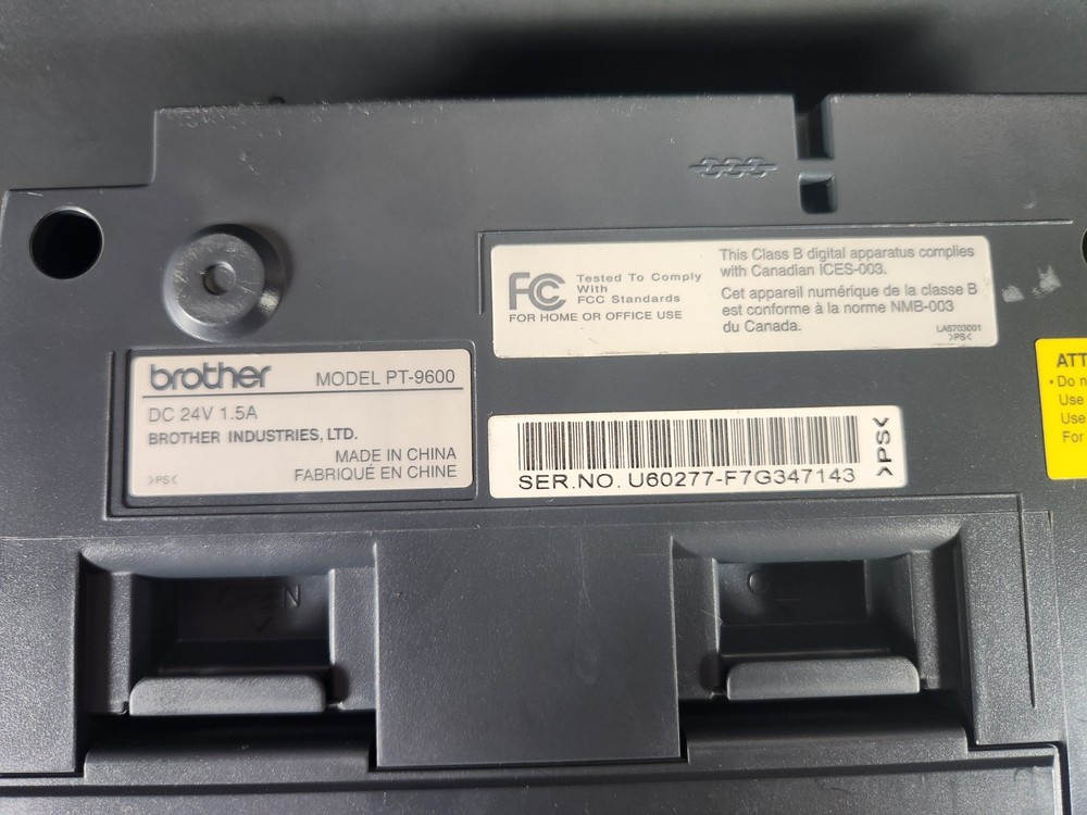 Brother P-Touch PT-9600 Desktop Label Maker