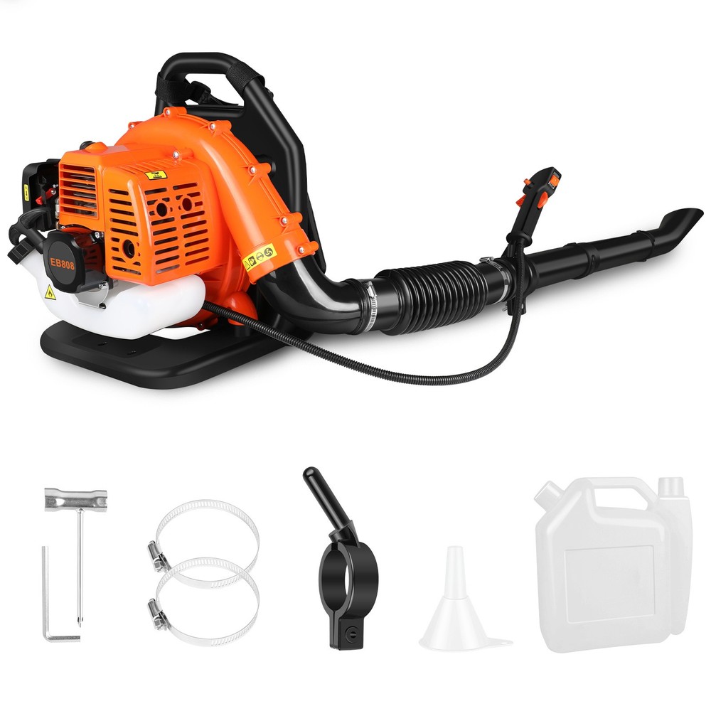✅Commercial Leaf Blower Snow Blower Backpack 43 CC 2-Stroke Gas Powered Engine