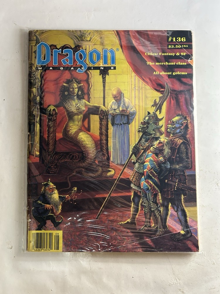 TSR: Dragon Magazine: Issue • #136