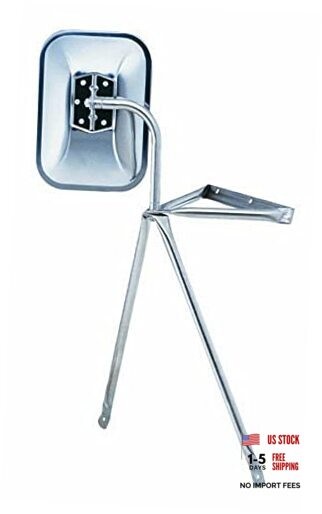 K Source Universal Replacement Mirror Head – Low Mount Style, Chrome Finish,