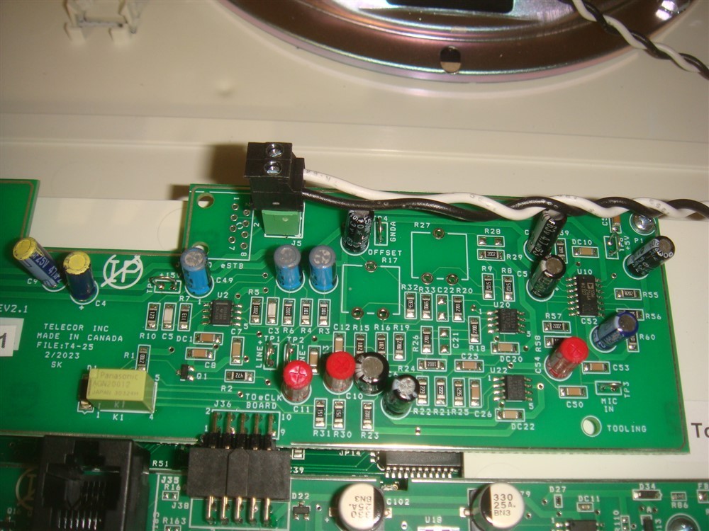 TELECOR ESERIES E2444-LD-MA DISPLAY CALENDAR CLOCK SPEAKER STROBE (l3)- READ!