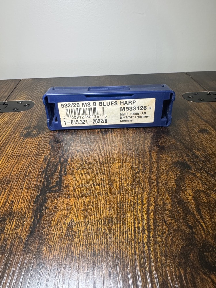 Blues Harp Hermonica, Includes Case