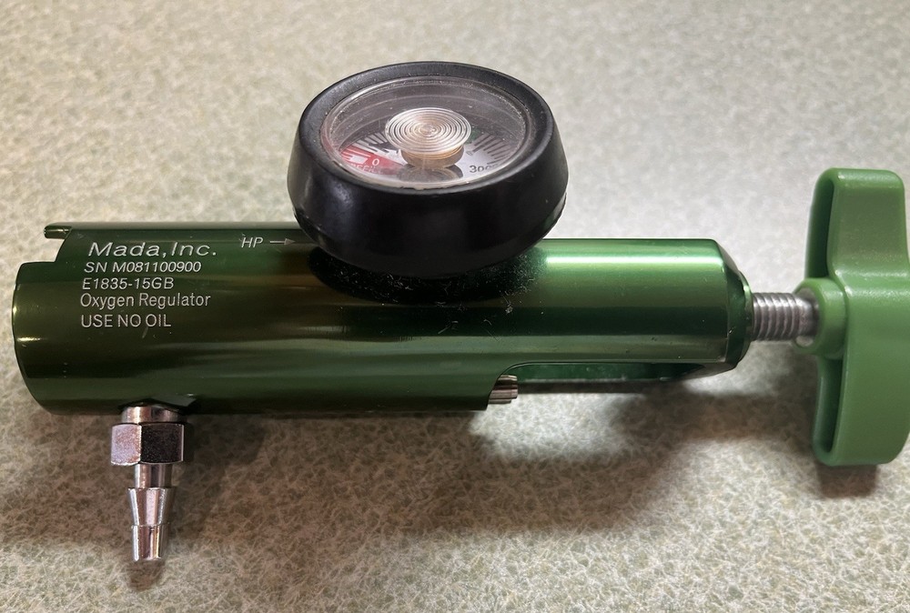 Mada Inc. R1835-15GB oxygen regulator