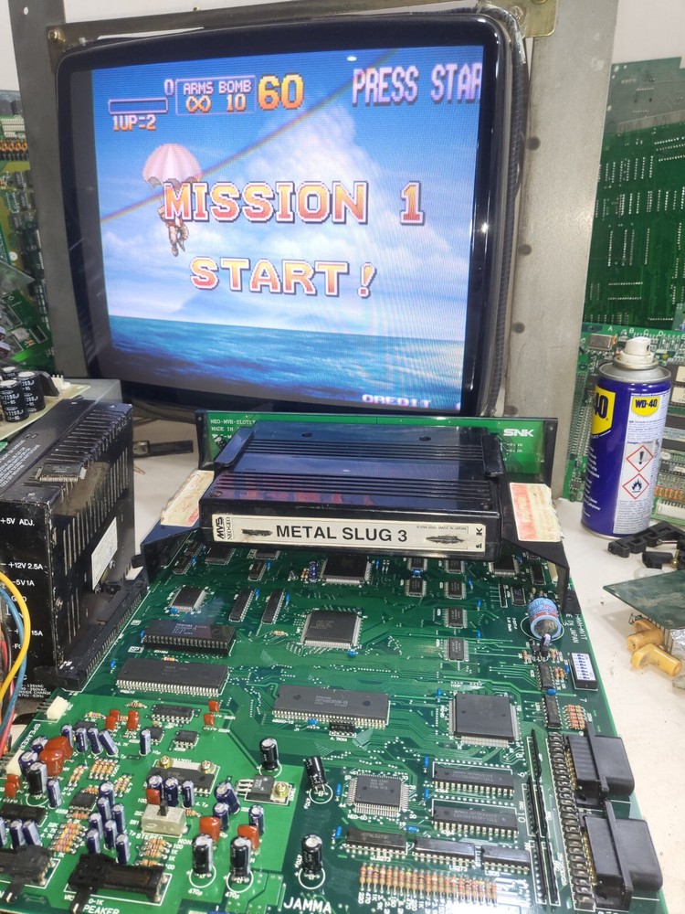 METASLIUG 3 MVS ARCADE GAME PCB BOARD ORIGINAL