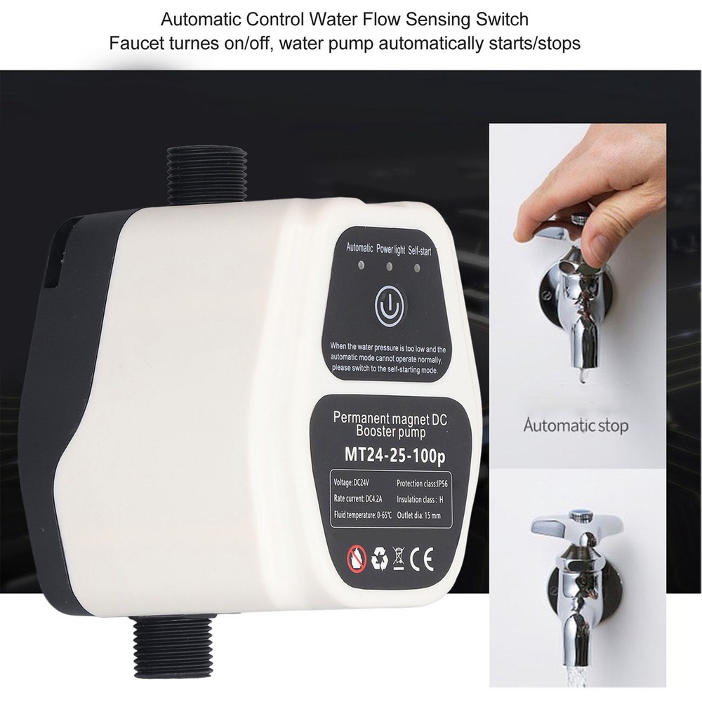 Pump 100W 24V 25L Full Automatic Intelligent Sensing Quiet Boost Pump