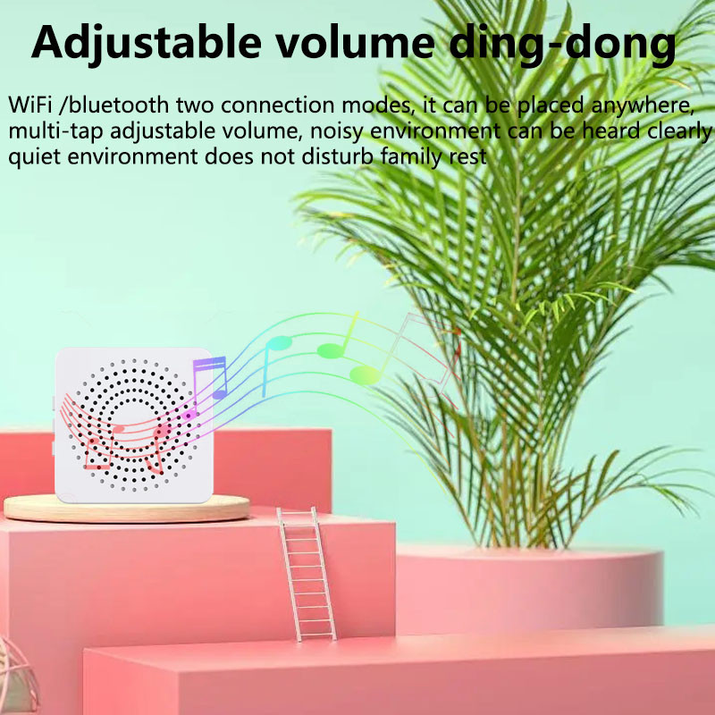 Wireless Smart WiFi Video Doorbell Camera Intercom Ring Bell with Chime Security