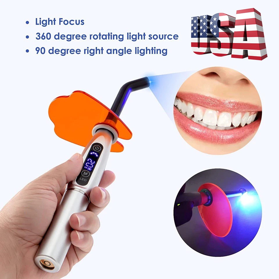 LED Lamp Device Curing Light Kit LED Curing Light Lamp US Plug Wireless Cordless