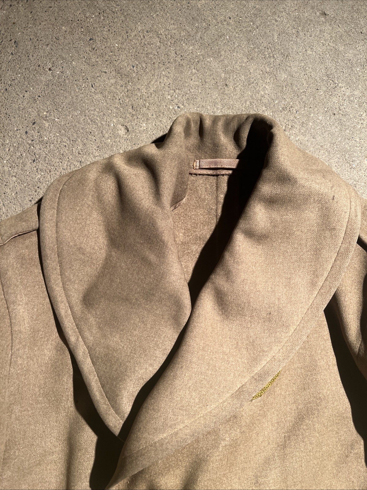 WW2 US Army 2nd Infantry Division General Mackinaw Jacket OD Wool (FF212