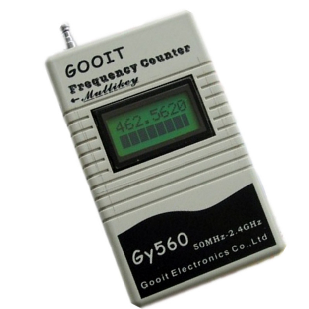 GY560 portable handheld frequency meter walkie talkie frequency measuring tool